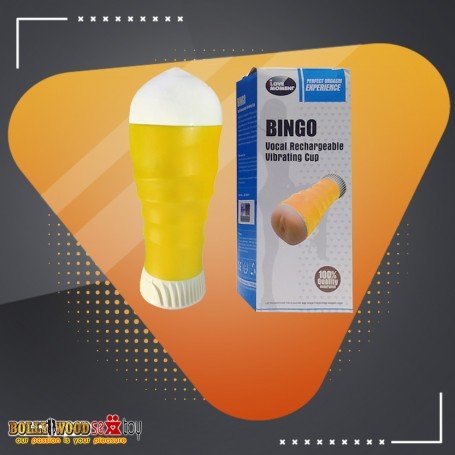 Bingo Vocal Rechargeable Vibrating Cup MS-059