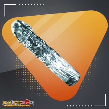 Full Ribbed Crystal Penis Sleeves PES-019