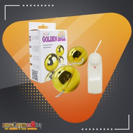 Multi Speed Golden Ben Wa Vibrating Balls Anal Vaginal BV-013