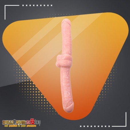 Double Dong Penis Shaped End Realistic Non Vibrator RSNV-015