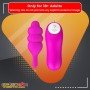 Purple Bullet Vibrator with 12 Vibration Settings BV-042