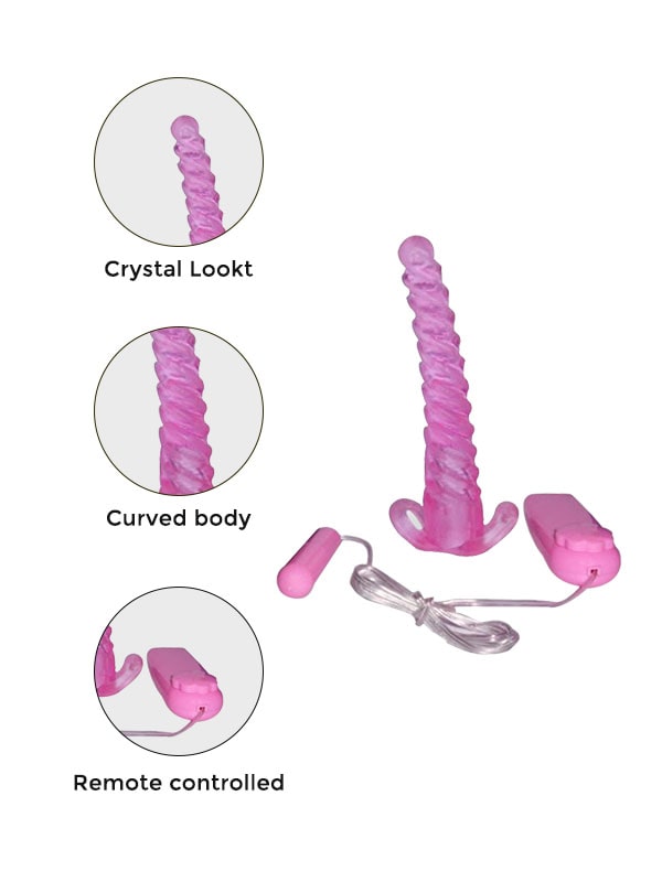 Crystal Jellies Pink Anal Starter Dildo sex toys for couple in india